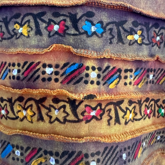 Women's Multicolor Bohemian Top - Picture 3 of 5